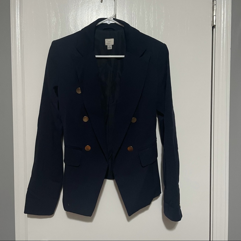 A New Day Blue Suit Jacket/ Blazer